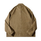 Garment-Dyed Cotton Twill Chore Jacket
